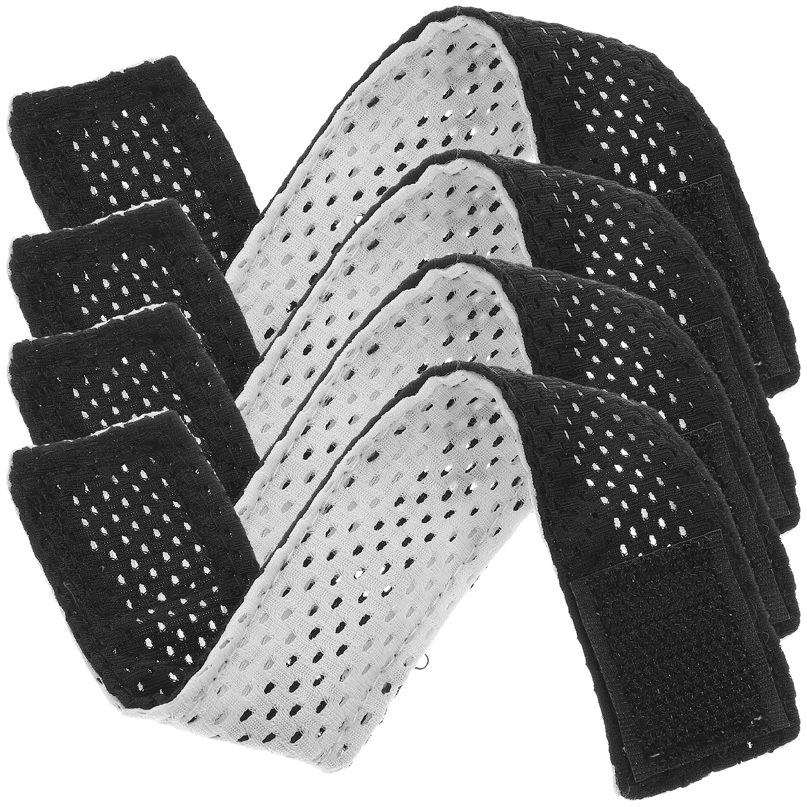 4 قطع من أربطة حامل الأكمام الرياضية للرجال والنساء والمراهقين، أصفاد ذراع مريحة قابلة للتعديل، حوامل أكمام كرة السلة للجري