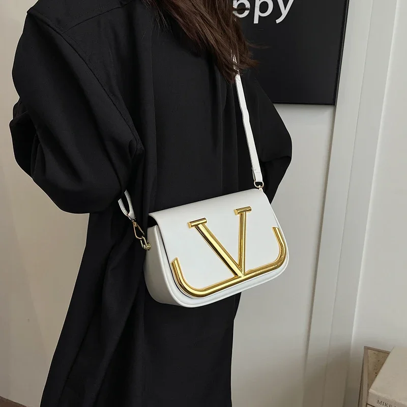 

Classic Elegant Leather Shoulder Bag Crossbody Versatile Handbags For Women Ladies Luxury Brand Famous Designer Item