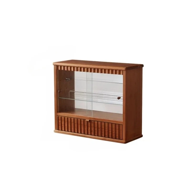 

Шкаф для хранения вещей из массива дерева, тумба под телевизор из вишневого дерева для гостиной, мебель для небольшой квартиры