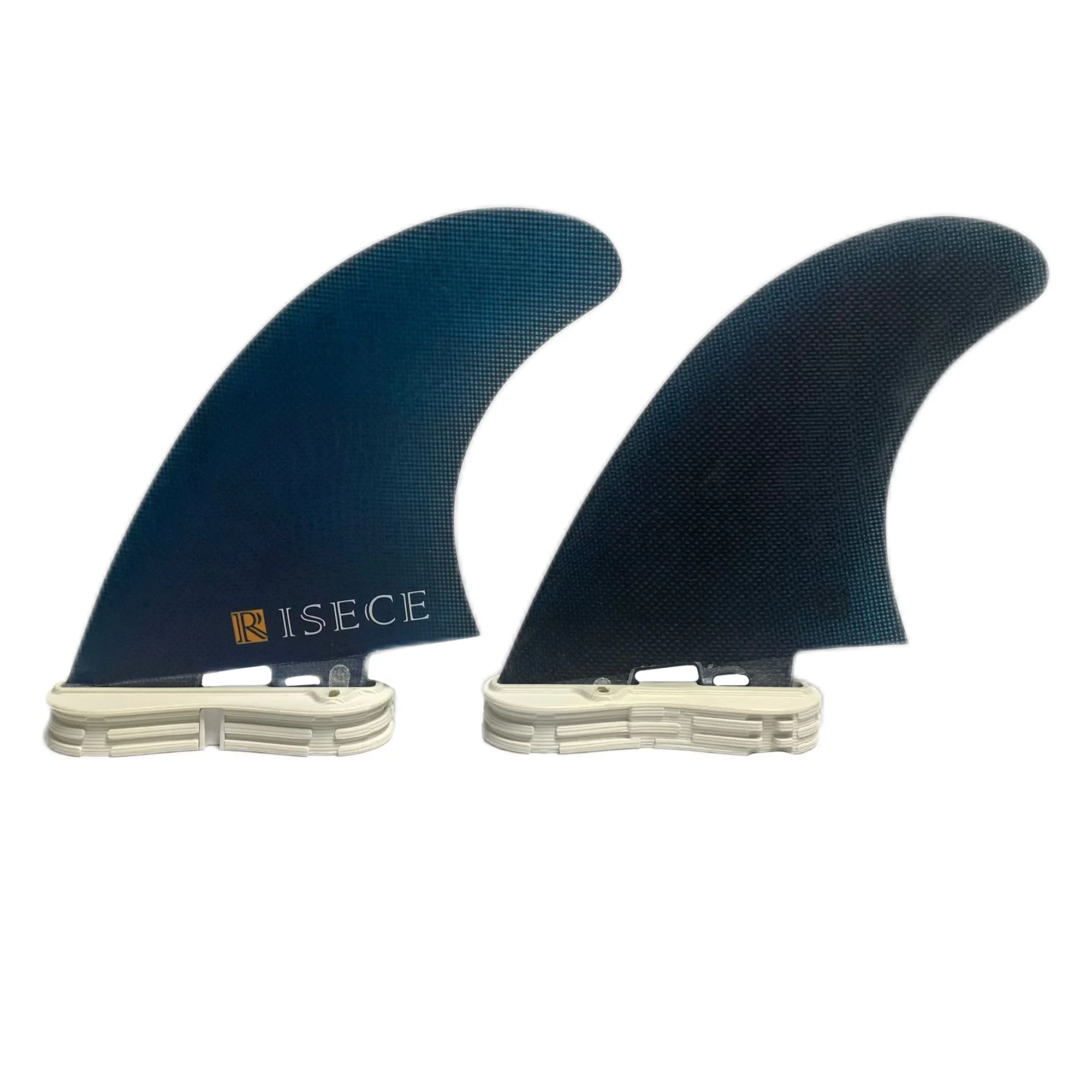 RSECE FCS 2 Twin Tab II Power Twin Fins Large Size Full Fiberglass Surfboard Fins Glass Single Tab Twin Fin 2PCS/SET