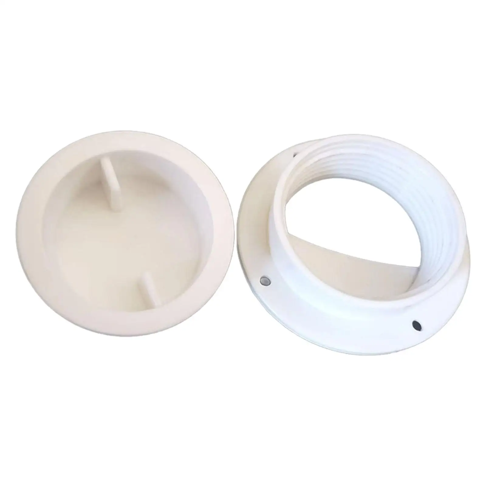 Nylon Marine Scupper Valve White Boat Drain Outlet Deck Fitting for Efficient Yacht Hull Bilge Water Removal
