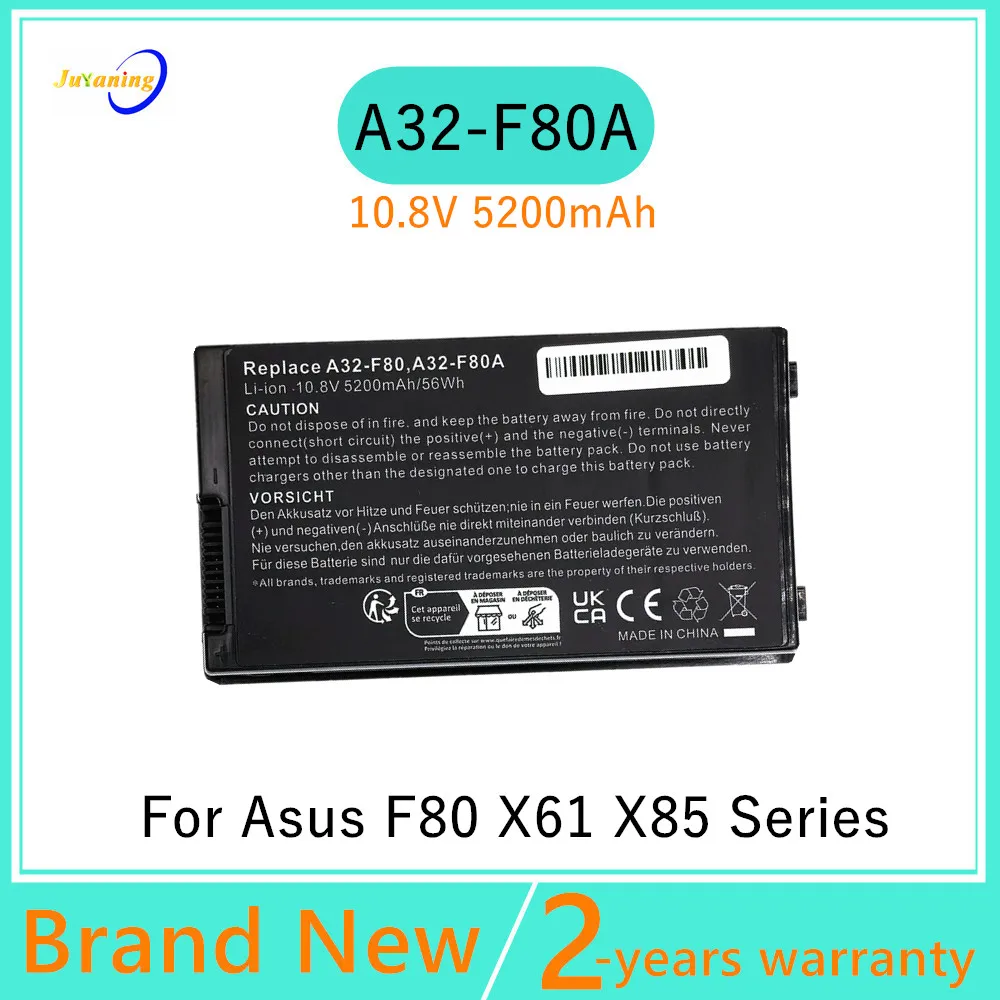 

Аккумулятор для ноутбуков Asus A32-F80H, совместимый с моделями X85C, X85, X85S, F80, F80A, F80H, X61, X61W, X61S, X61GX, X61SL, X61Z, A32-F80, A32-F80A