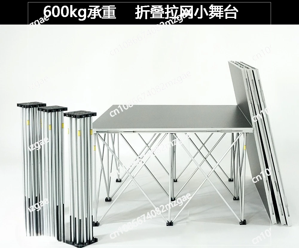Compact Folding Spider Leg Platform 1Mx1M - Portable & Durable Stage Riser for Weddings, Events and Party Performances