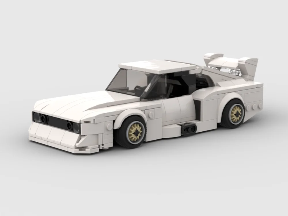 

MOC 443, детали, строительные блоки, комплект модели автомобиля для мальчиков, рождественский подарок, игрушка Capri City Speed Champion