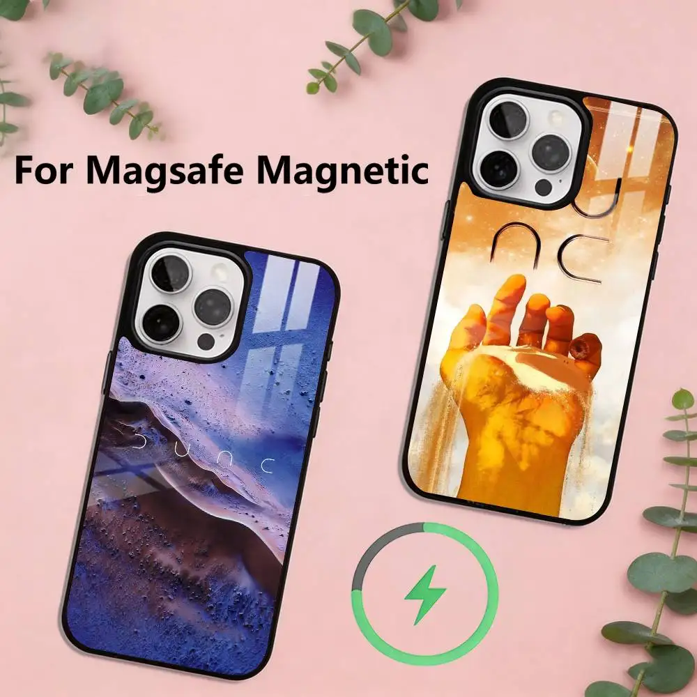 

Чехол для телефона «Дюна» (фильм в жанре научной фантастики) для iPhone 17, 16, 15, 14, 13, 12, 11 Plus, Pro, магнитный, с беспроводной зарядкой MagSafe