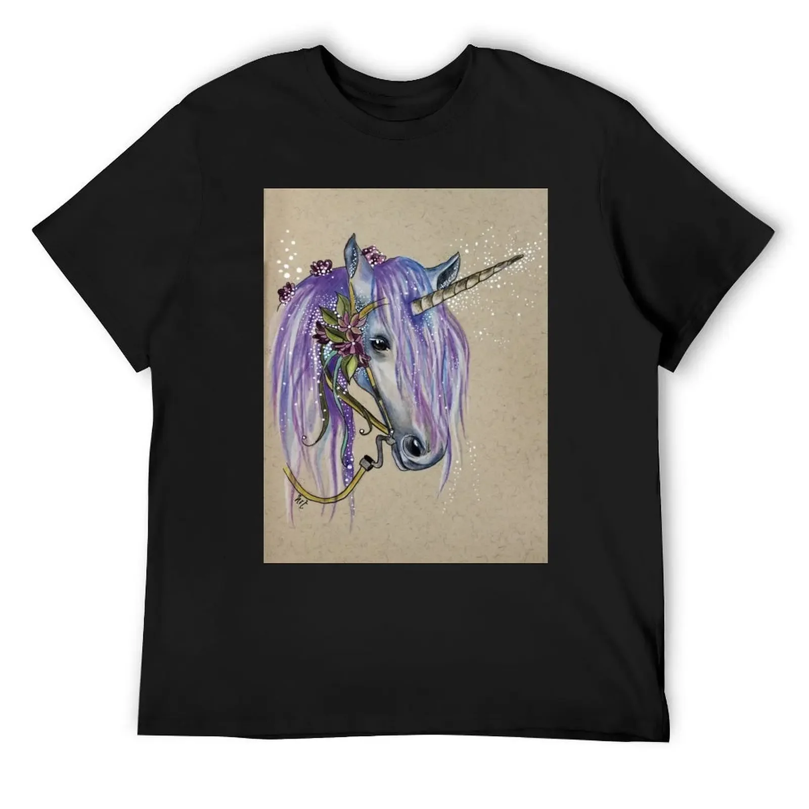 The Magical Faery Unicorn T-Shirt custom t shirt vintage anime shirt cotton t shirt men