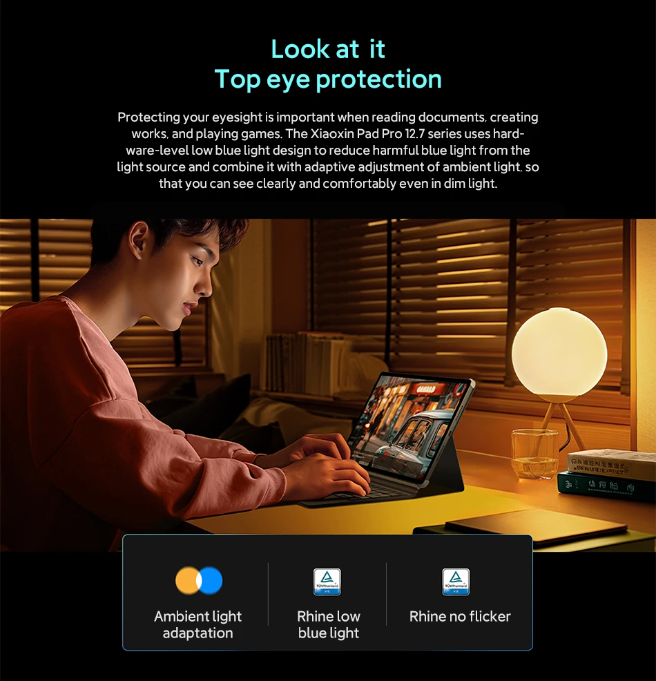 Global ROM Lenovo Xiaoxin Pad Pro 2025 Tablet Lenovo Xiaoxin Pad Pro 12.7 inches 144Hz Display 10200mAh Lenovo Idea Tab Pro