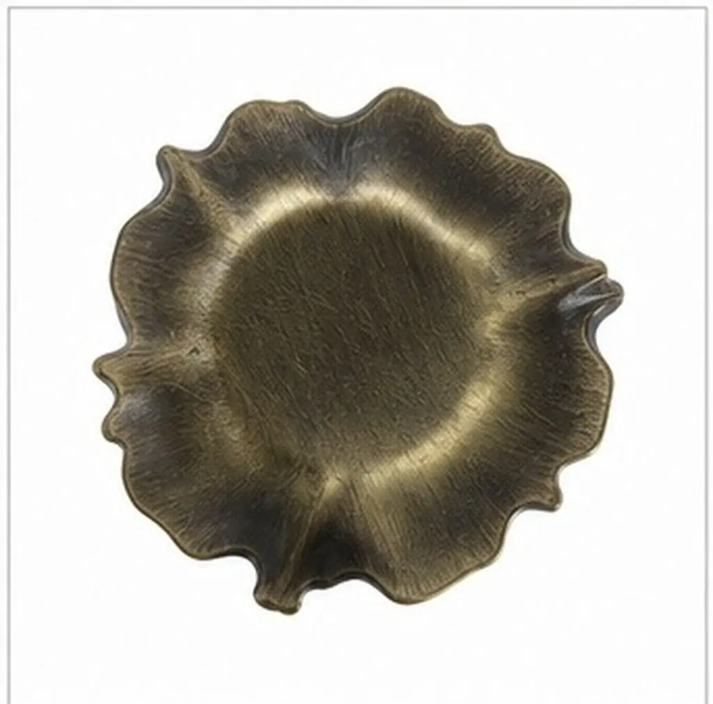 Copper Ink Dish Lotus-Leaf Frog Ink Well Plate Lightweight Portable Multi-Functional Calligraphy Inkstone Decorative Desktop