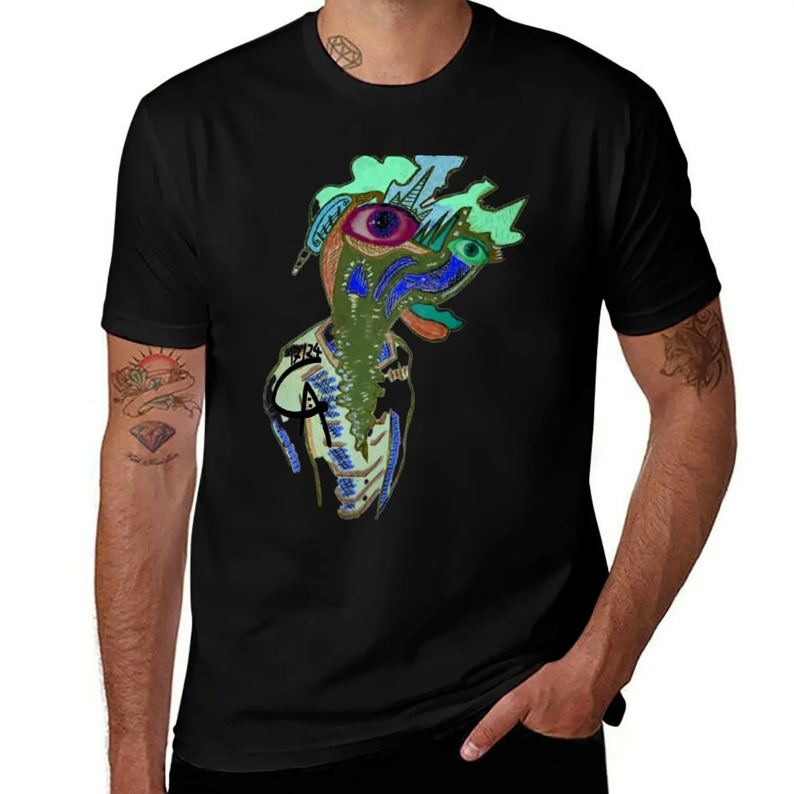 

eLcx0r_v4.1 - trippy&crazy guy T-Shirt Funny t-shirt tees affliction shirts tshirts for men