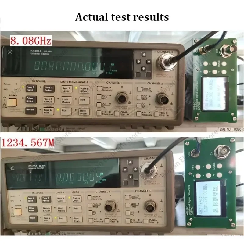 by BG7TBL WB-SG1 1Hz-8GHz Broadband Signal Source Signal Generator Band on-off Modulation