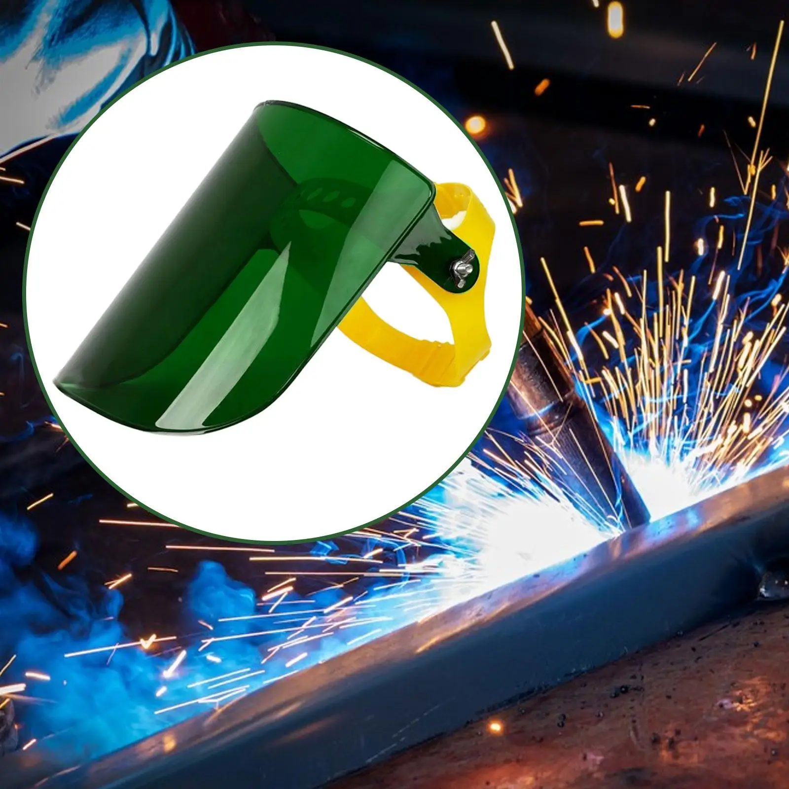 

Protective Face Shield Adjustable Headband Universal Sturdy Visor Face Guard for Welding Gardening Grinding Weeding Men Women