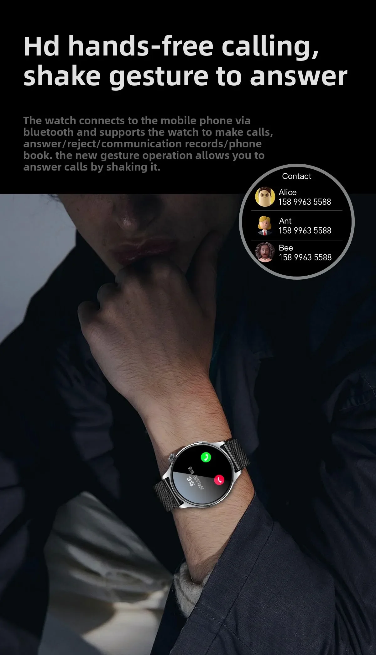V9 smartwatch: smartwatch with bluetooth calling, pedometer, and multifunctional features