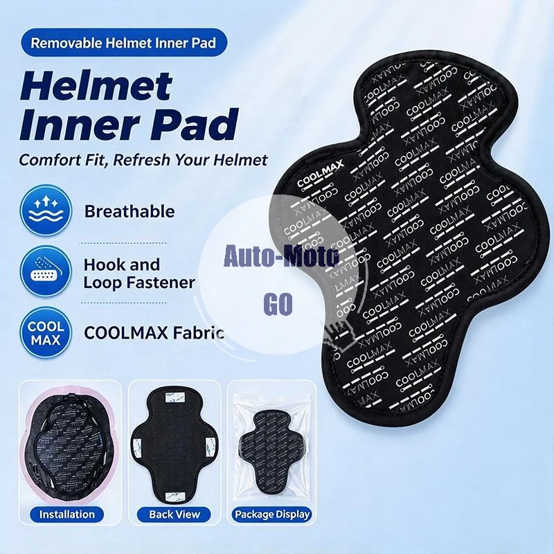 1Pcs Motorcycle Helmet Liner Comfort Cushion Pad Breathable Quick-drying Sweat Wicking for Outdoor Motocross Use