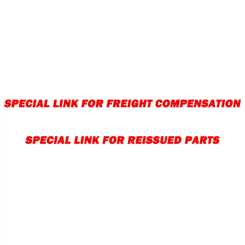 Special link for freight compensation Special link for reissued parts