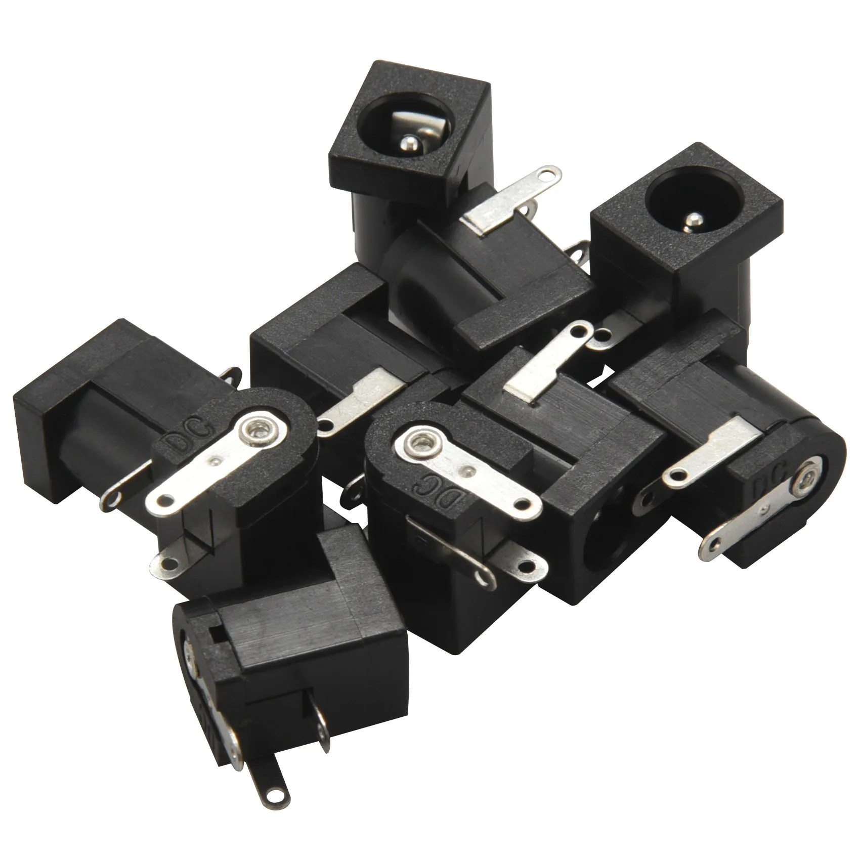 10pcs DC Power Jack Socket 2.1mm Barrel-Type PCB Mount