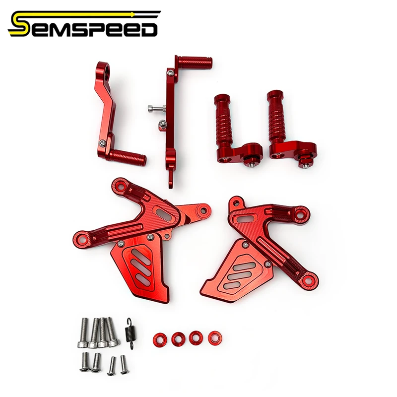 

For Qjmotor Sport Racing SRK 921 RR 921RR Adjustable Rearset FootPeg Footrest Kit CNC Aluminum Raised Footrest Assembly‌