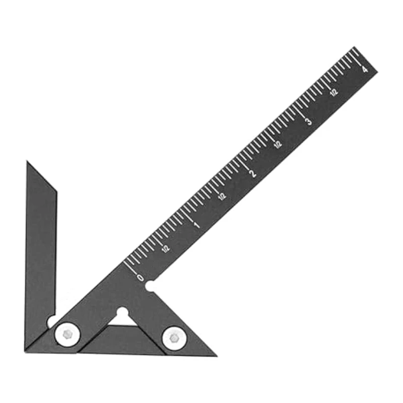 Imperial Circle Center Positioning,45/90 Degree Positioning Ruler, Right Angle Positioning,Centerline Positioning