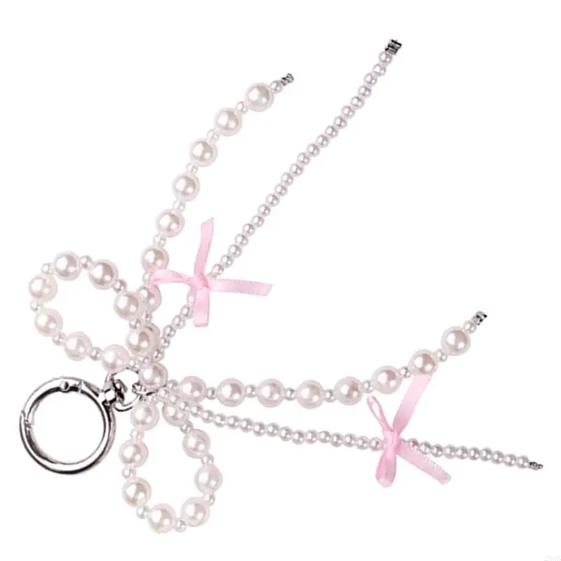 203B 활 키 체인 귀여운 나비 매듭 펜던트 열쇠 고리 세련된 휴대 전화 액세서리