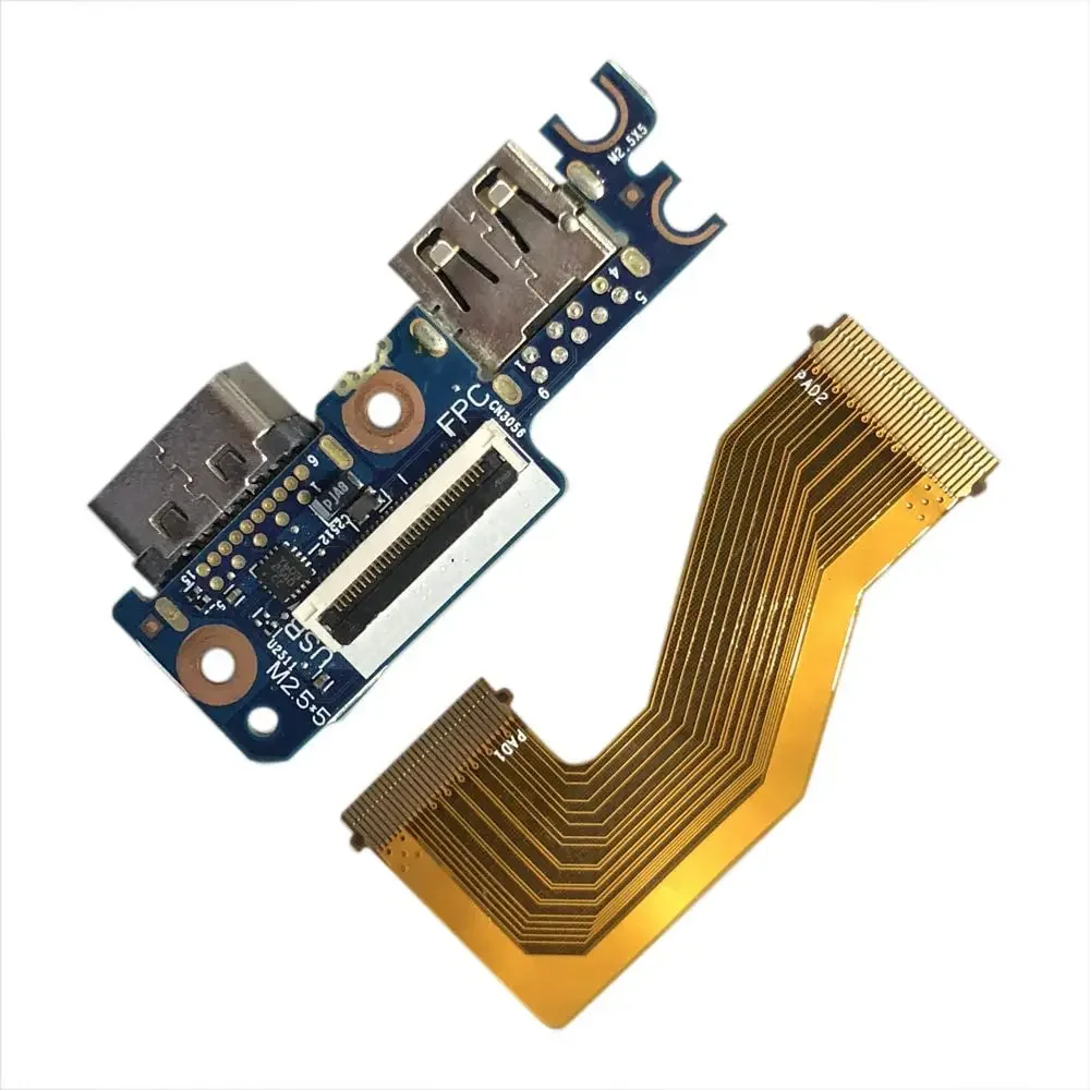 Interface USB Board+Cable Replacement for HP Elitebook 745 755 840 845 850 G3 6050A2835701 837846-001 6035B0128301