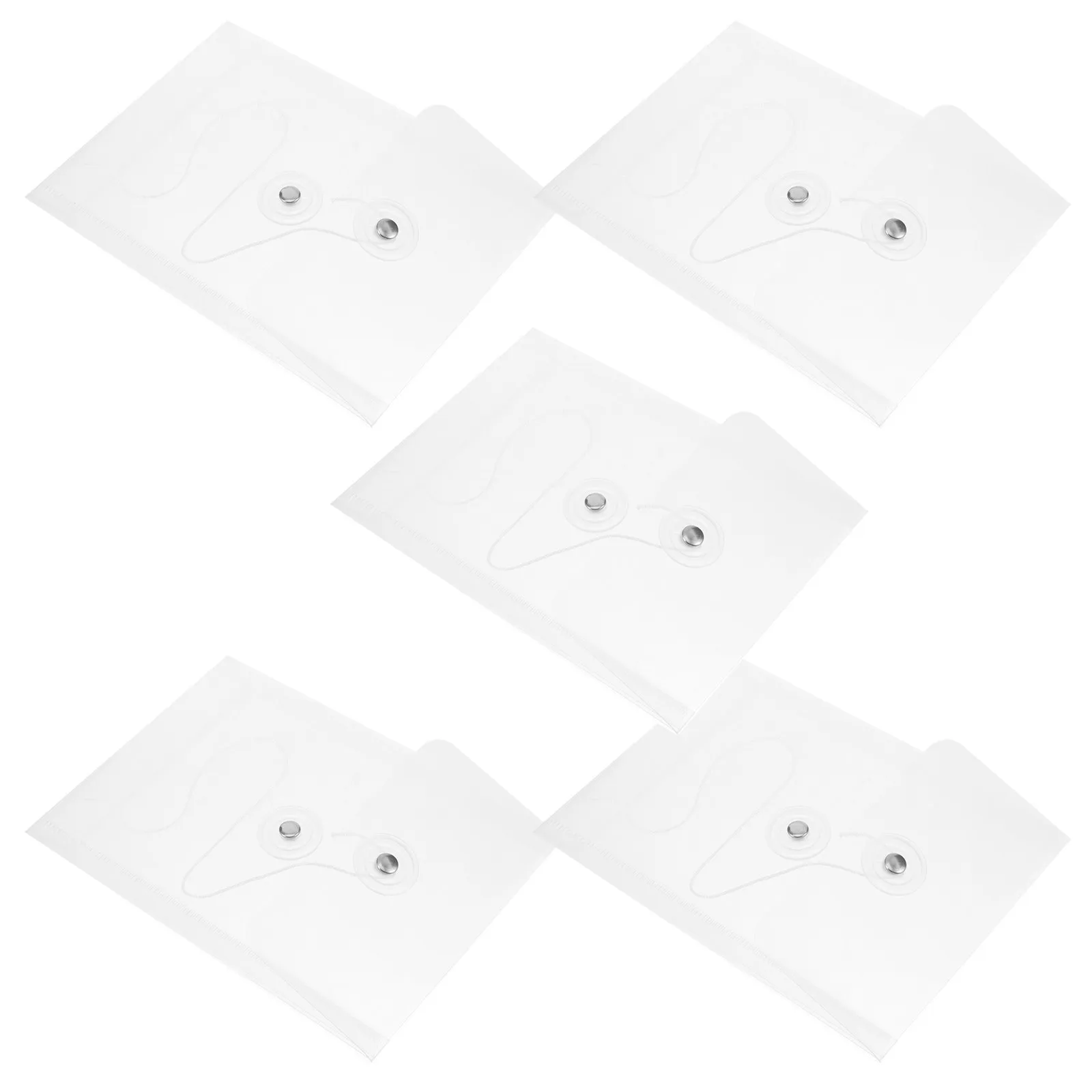 

5 шт. прозрачных папок для хранения документов, органайзеры для файлов, легкие защитные чехлы для офисных документов большой вместимости