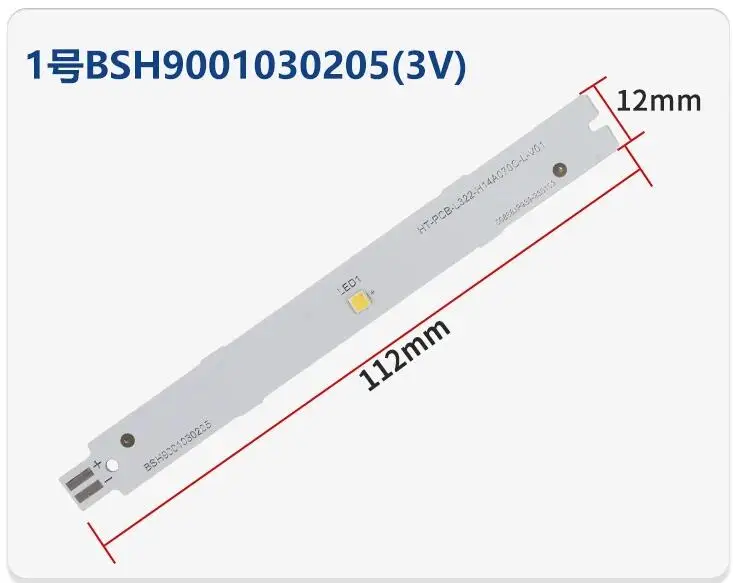 New For Siemens Bosch Refrigerator for Refrigeration Lighting LED Strip BSH 9001030205 9001069888 3V Parts