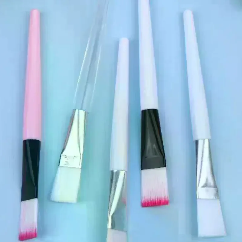 16Pcs Facial Mask Brushes Soft Nylon Bristles Plastic Handles Professional Cosmetics Skin Care Applicator Tools