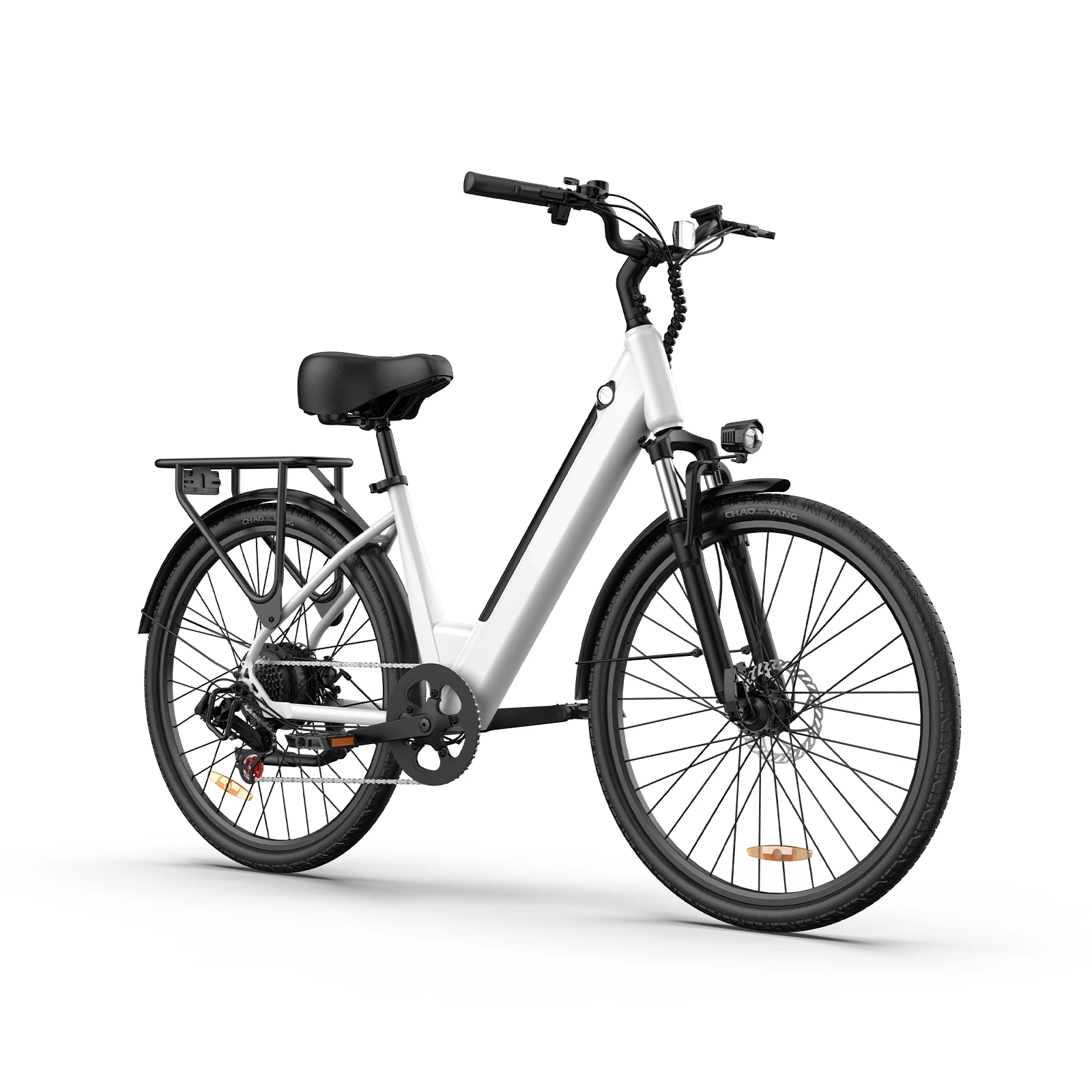 URLIFE E26 Elektrofahrrad für Erwachsene, 250W Motor, 48V 10.4AH, 26 Zoll Reifen, City-Pendler-Elektrofahrrad