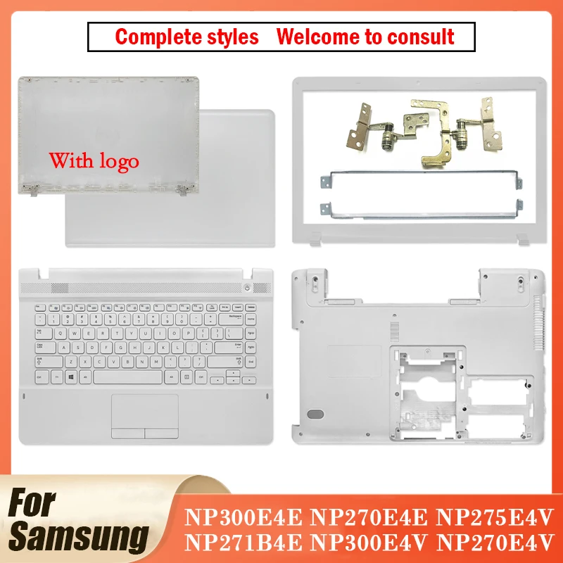 새로운 삼성 NP300E4E NP270E4E NP275E4V NP271B4E NP300E4V NP270E4V 노트북 LCD 뒷면 커버 전면 베젤 키보드 하단 케이스 14"