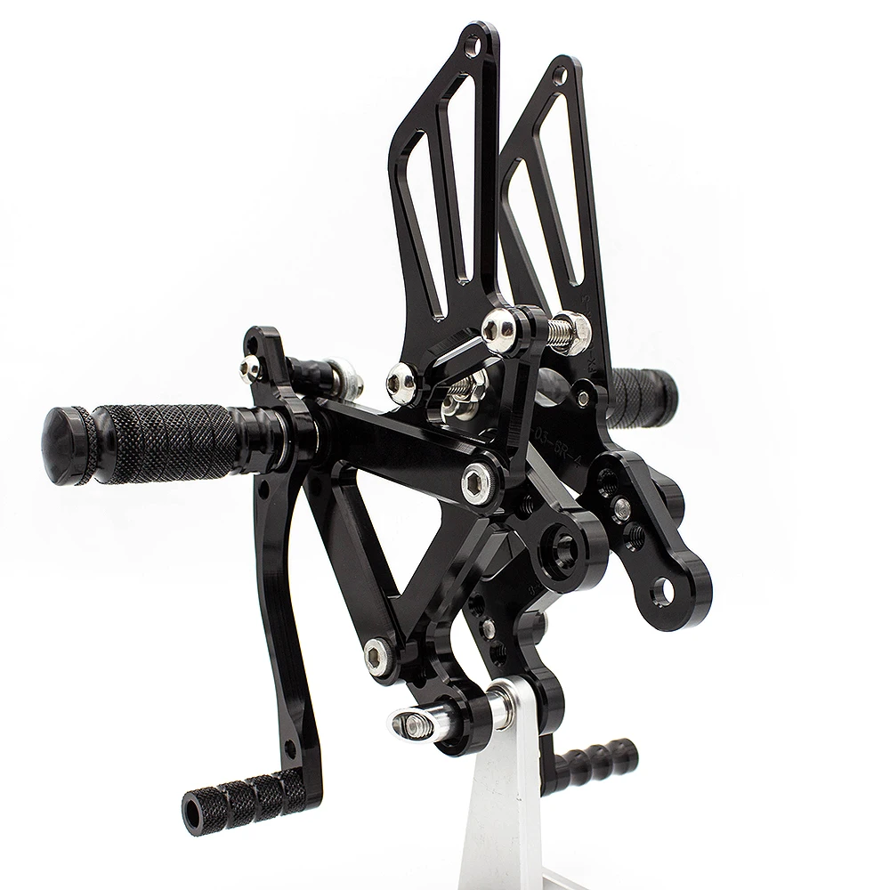 CNC Motorcycle Rearset Footpeg Footrest Foot Peg Platforms Fit For Kawasaki Ninja ZX6R ZX636 ZX-6R ZX-636 ZX 6R 636 2003-2004 view 4
