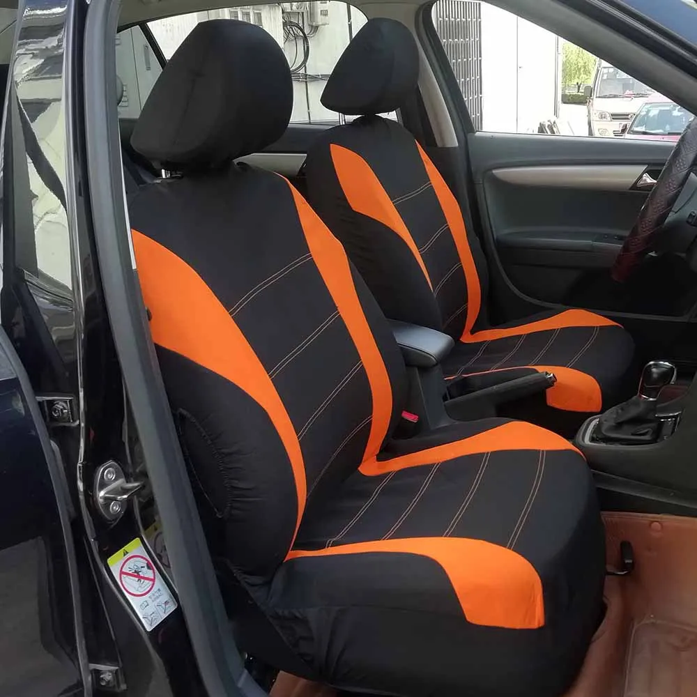 Car Seat Cover Set Front Seat Covers Driver Co-driver Seats Covers Universal For Vehicles Car Styling Accessories Seat Protector