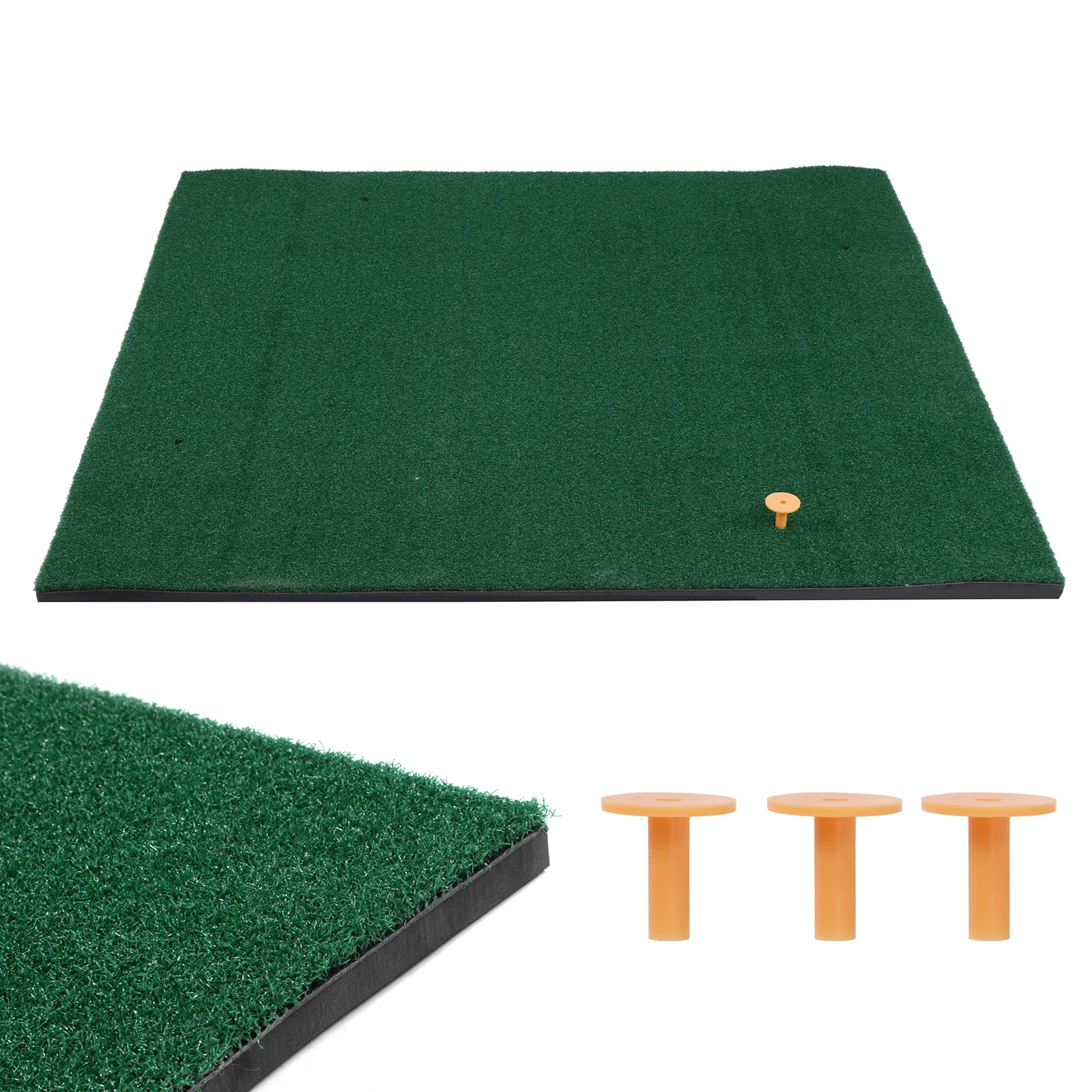 

Искусственный газонный коврик для гольфа 5x5 футов, сверхпрочный, для тренировок по отработке ударов и чиппинга в помещении и на улице