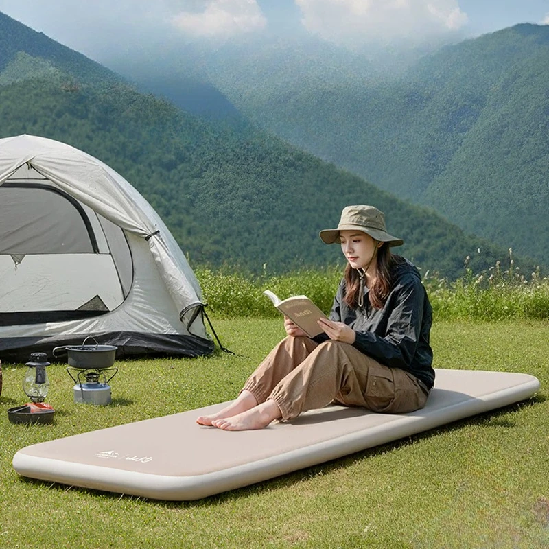 Automatic Inflatable Camping Mattress Single Portable Foldable Air Bed Waterproof Ground Pad Tent Backpacking Outdoor Furniture