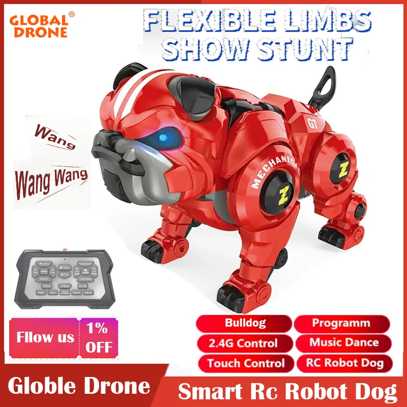 NEW Intelligent Robot Dog Touch Sensing Programming Stunt Mechanical Dog Parent-child Interaction Companionship Kids Toy