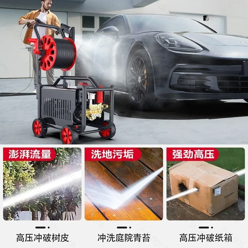 2000W High Pressure Washing Machine Adjustable Pressure High Pressure Washer Car Wash Tornado Foam Generator Water Gun 220V 4