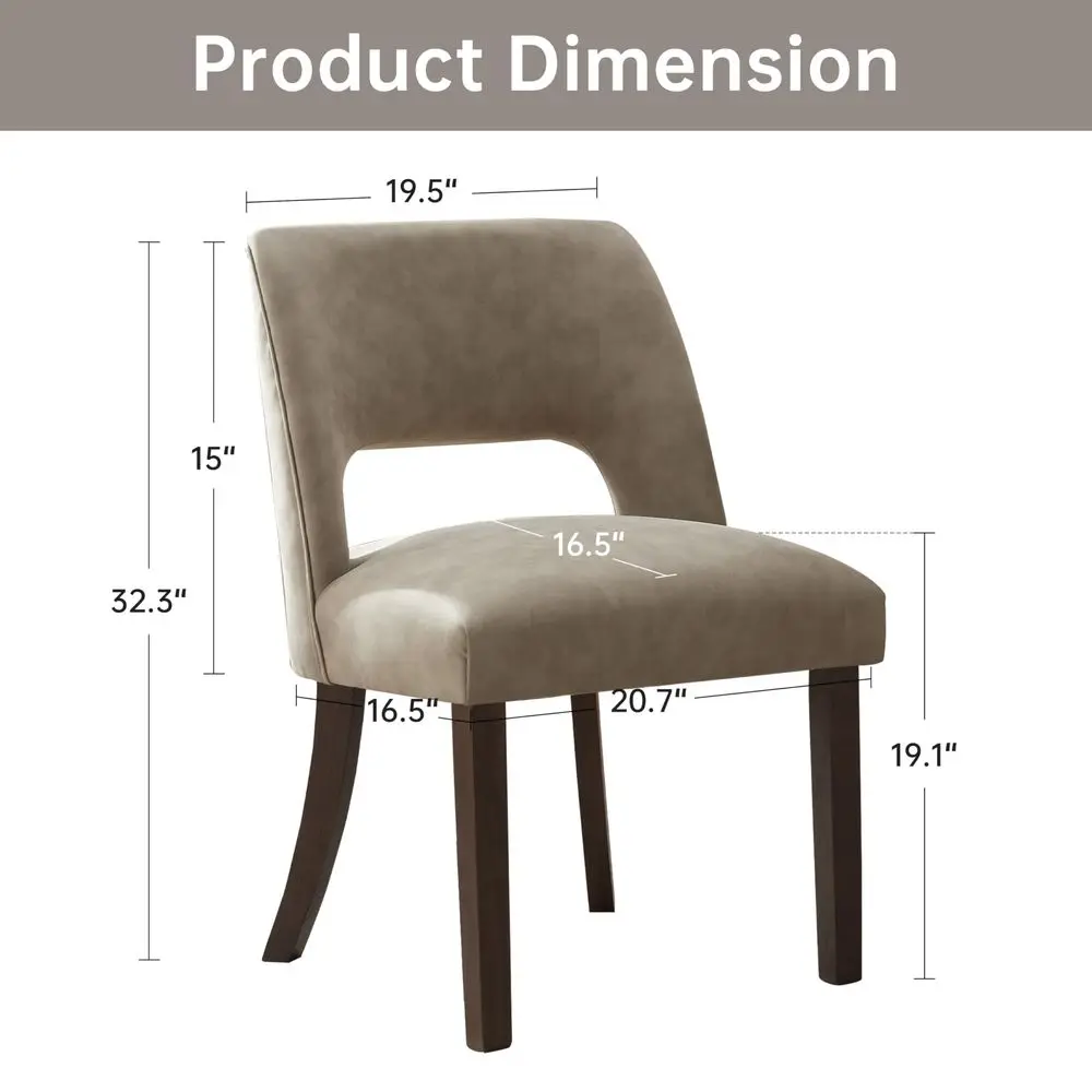 

Modern Dining Chairs Set of 6, Faux Leather Upholstered Dining Room Chair Kitchen Chairs, Farmhouse Dinner Chair for Kitchen Di