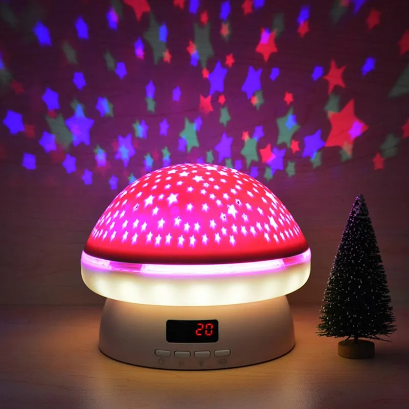 Kinderzimmer Nachtlicht kreative Pilz Sternennacht Projektions lampe romantische LED Nachtlicht Kinder kreative Geschenke