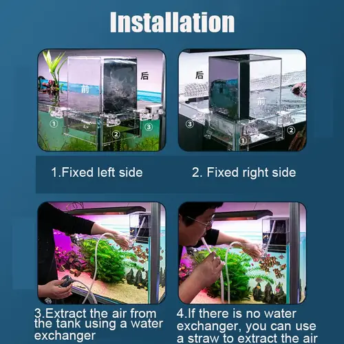 Creative Aquarium Tanks Negative Pressure Fish Tank Ecological Aquascape Decoration Small Fish Pot Isolation Aquatic Fish Bowl - Image 4