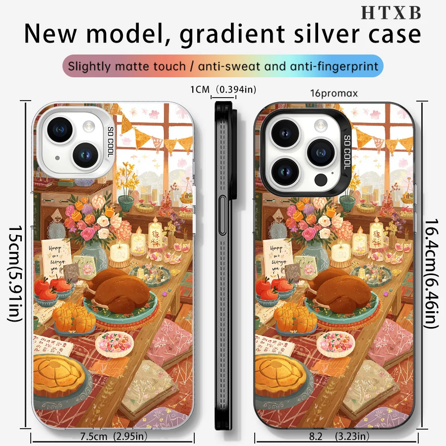 حافظة هاتف عيد الشكر تركيا لهاتف آيفون 17 إلى 11 برو ماكس بلس #2