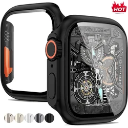 Screen Protector Cover voor Apple Watch 46mm 44mm 45mm 41mm 40mm Harde PC Voor Achter Bumper Case iwatch 10 9 8 7 6 Veranderen Naar Ultra