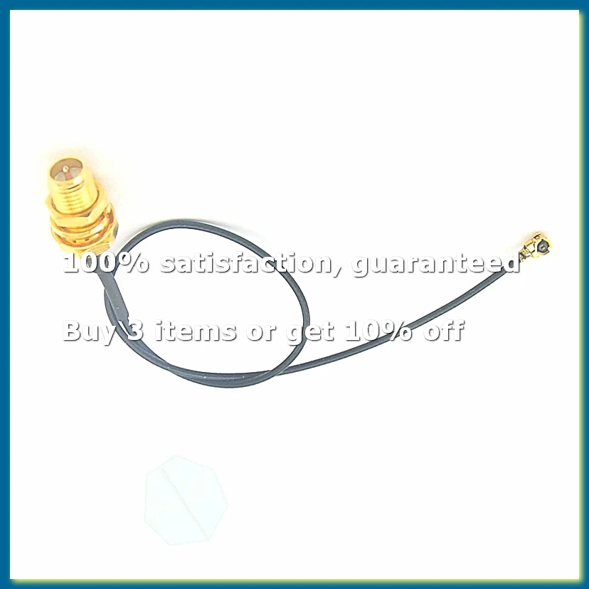 U.FL Mini PCI to RP-SMA Pigtail Antenna WiFi Cable Pack of 2-DTD2