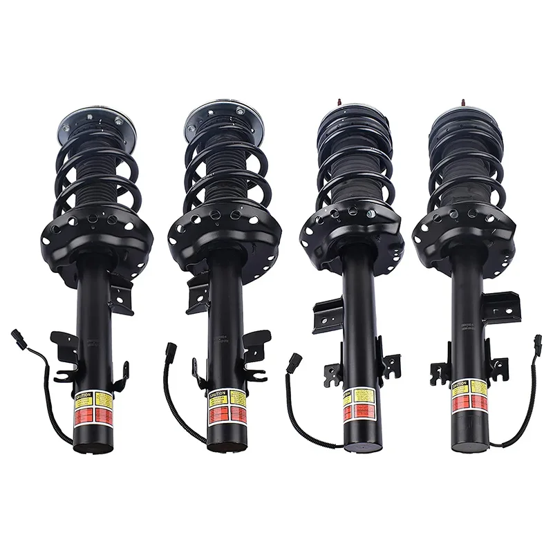 2PCS Front Rear Shock Absorber Suspension Spring Strut Assy Electric For Range Rover Evoque 2012-2018 LR079421 LR024440 LR079422