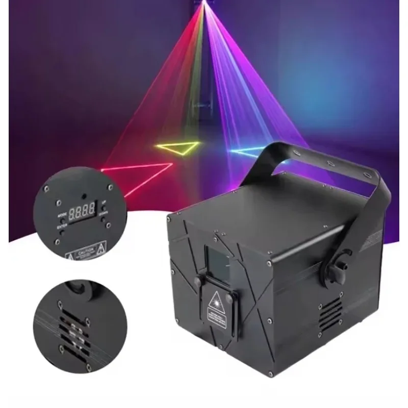 2026 5w Rgb Laser Light Animation Beam Laser Scanner Projector Stage Light For Party Disco Wedding Christmas New Year