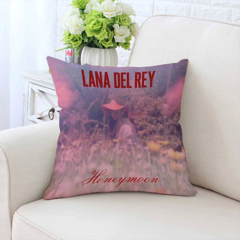 

Pillow Cases 45x45 Cushions Covers for Decorative Cushions L-Lana Del Rey Bed Pillowcases Cushion Cover 50x50 Pillowcase 40x40