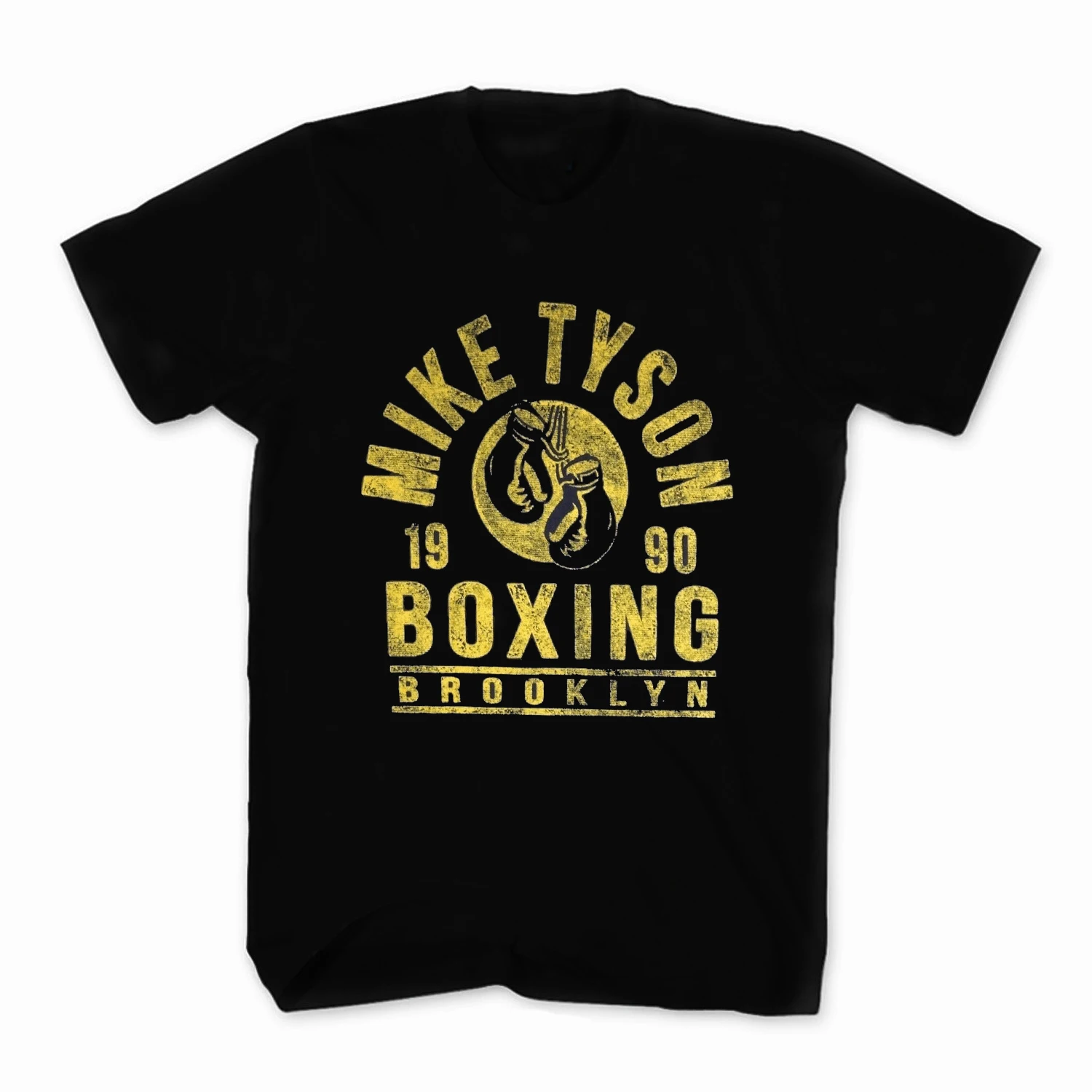 Mike Tyson Boxing Club Brooklyn 1990 Adult T-Shirt 100% Cotton O-Neck Summer Short Sleeve Casual Mens T-shirt Size S-3XL