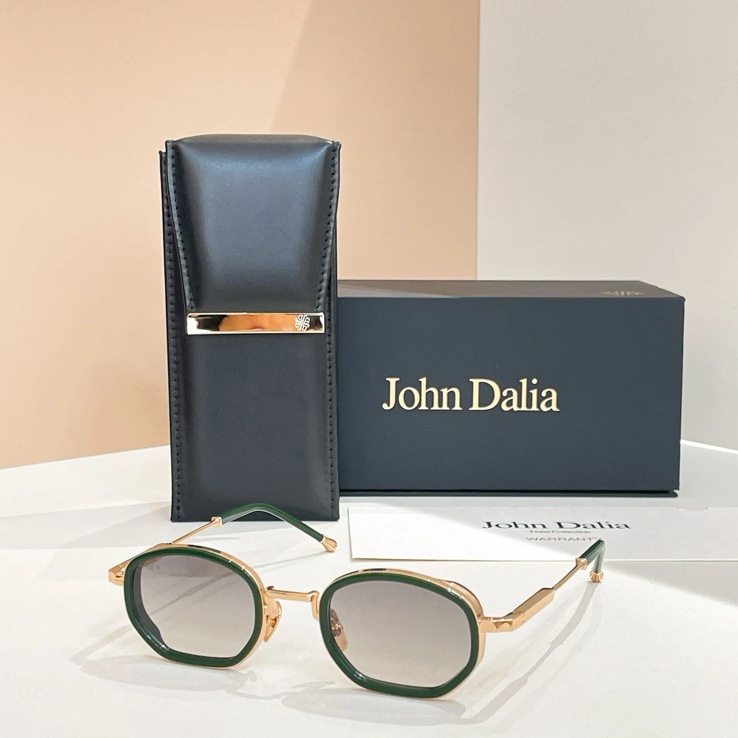 Voor JOHN DALIA JD zonnebril Uv400 heren klassiek vintage luxe ontwerp vierkant vrijetijdsbedrijf brillen van hoge kwaliteit met etui
