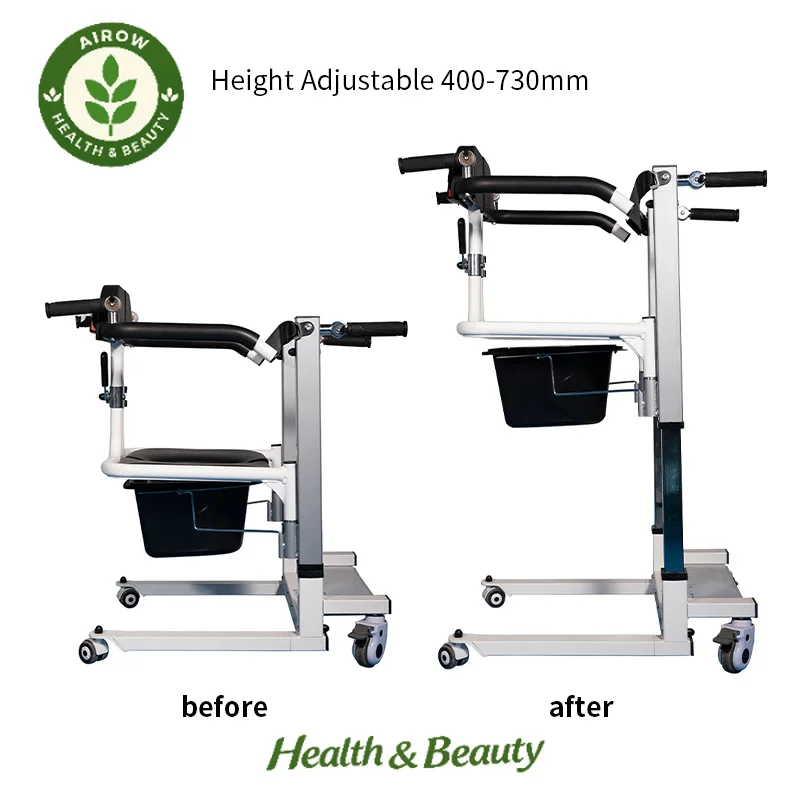 AIROW High-end Style Load-bearing Electric Remote Control Wheelchair Paralyzed Patient Toilet Auxiliary Lifting Chair