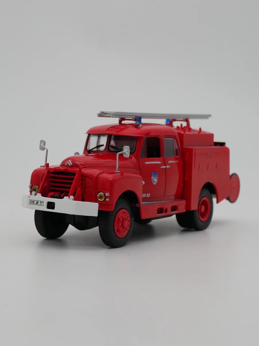 Ixo 1:43 caminhão de bombeiros motor citroen c 46 d diecast modelo de carro metal veículo brinquedo