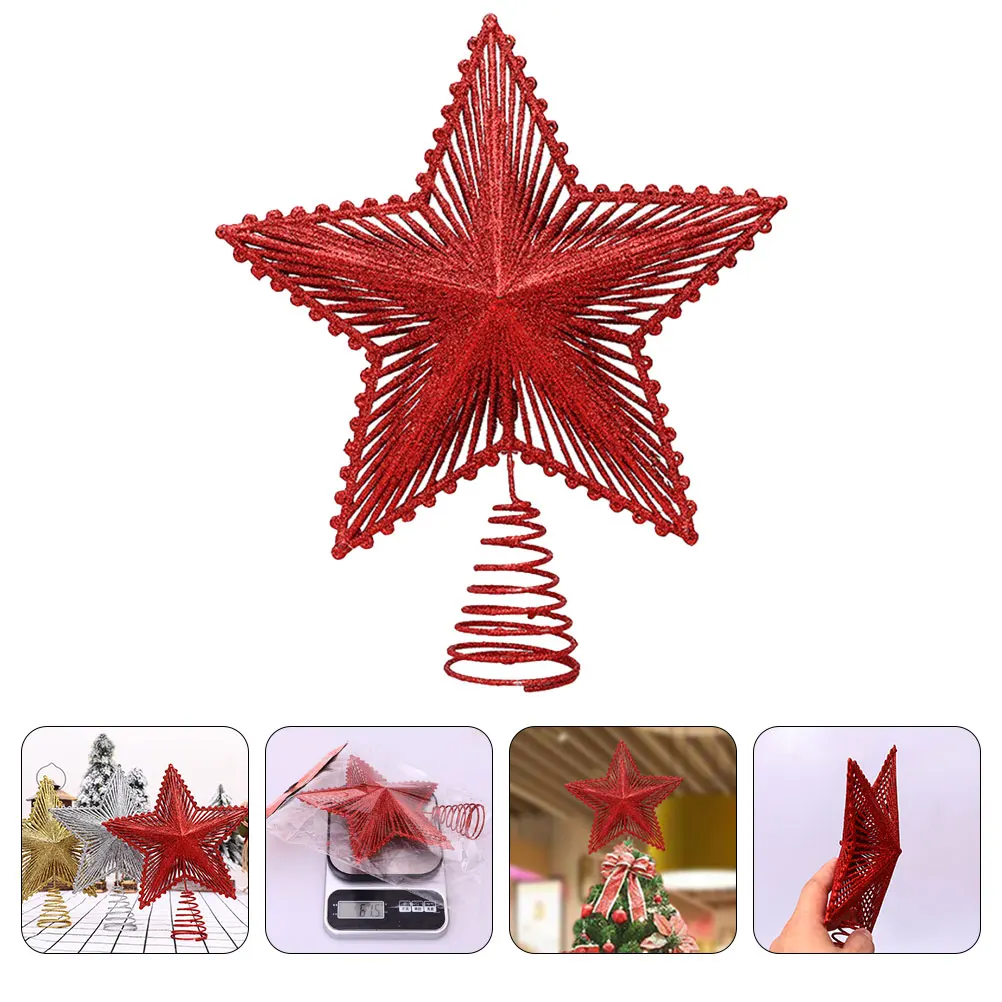 

Tree Toppers Star Christmas Xmas Ornament Treetop Ornaments Outdoor Decorations
