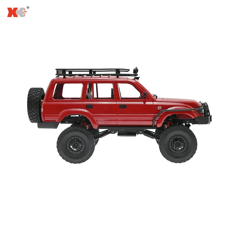 WPL C54 C54-1 1/16 RC 2.4G zdalnie sterowany 4x4 Off Road LC80 Model LED światło wspinaczkowe zdalnie sterowana ciężarówka zabawka elektryczna