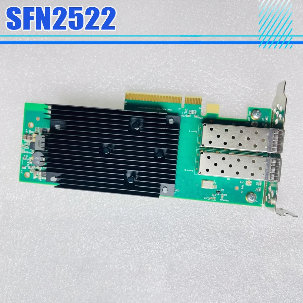 

For Solarflare SFN2522 X2522 8522 PluS 10Gb Support Openonload PTP High Performance And Low Latency 10G Dual Port Card